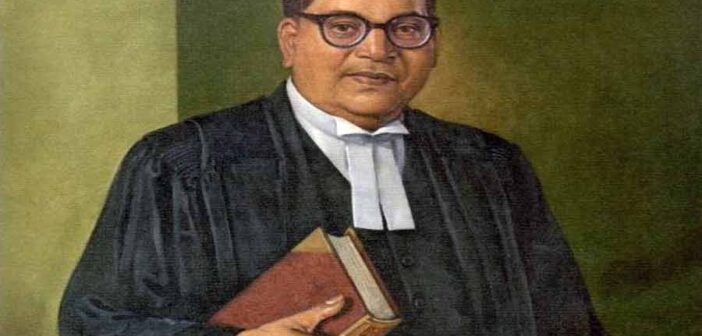 Dr BR Ambedkar.