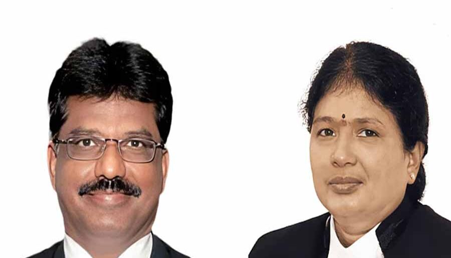 Justice K Lakshman & K Sujana. 