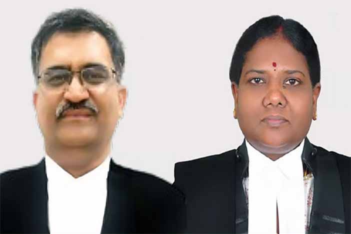 Justice R Raghunandan Rao and Justice Sumathi Jagadam Andhra High Court.