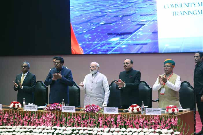 Prime Minister Narendra Modi at NLSA Conference.