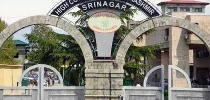 Jammu & Kashmir High Court.